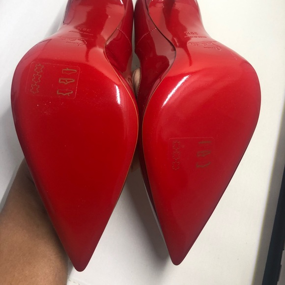 Red pumps….brand new never worn. Box and dust bag included - Picture 3 of 3